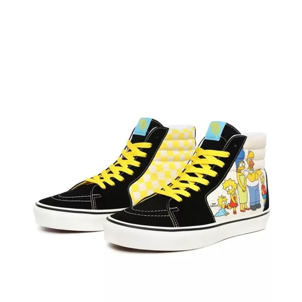 The Simpsons~Vans Sk8-Hi x Family Portrait 1987-2020 Sz 9.5~Sneakers~hi tops